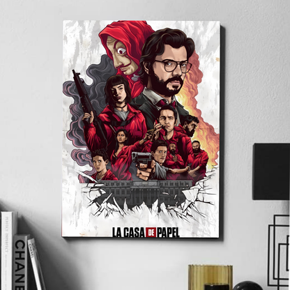 Money heist art - poster