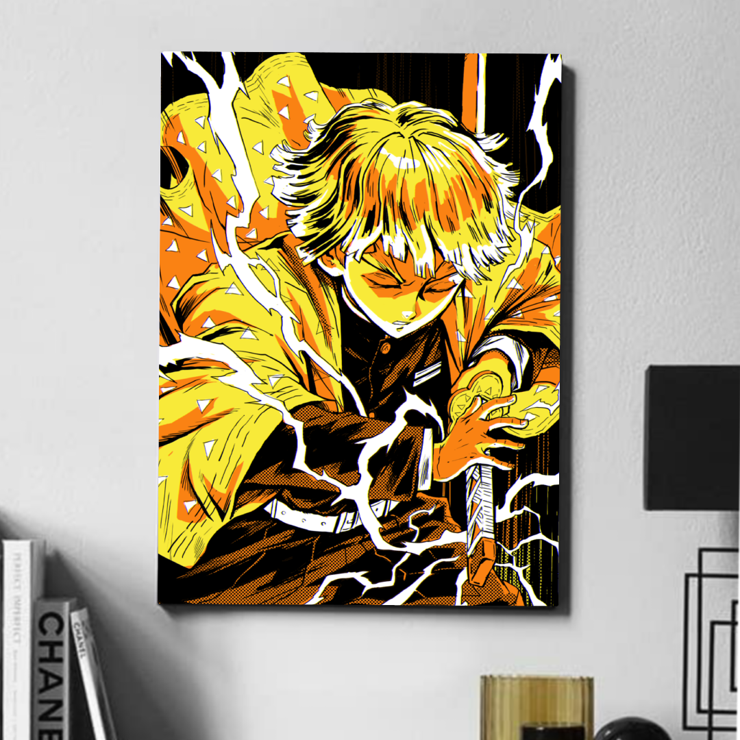 ZENITSU gold  - poster