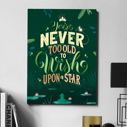 You are never too old  - poster