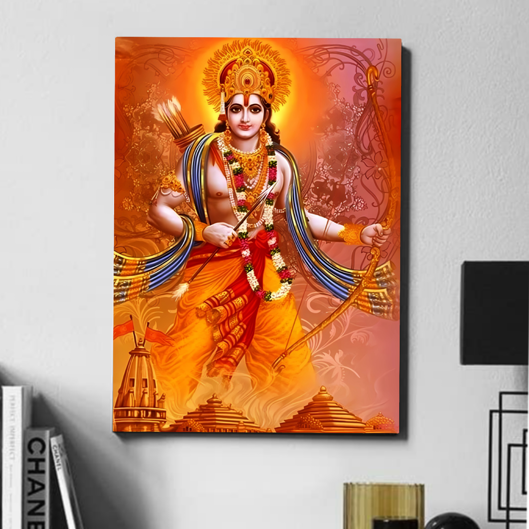 Shree ram orange  - poster