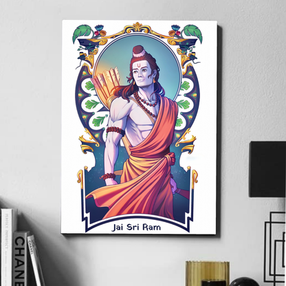 Shree ram digital art  - poster