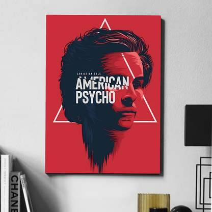 Red American psycho - poster