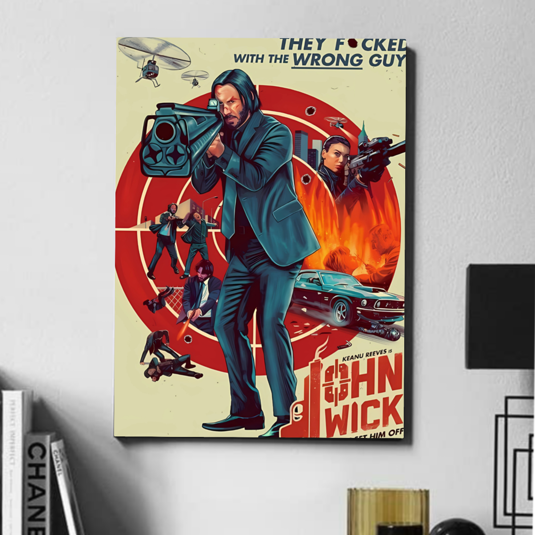 Jhon wick poster   - poster