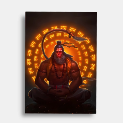 Hanuman ji meditation  - poster