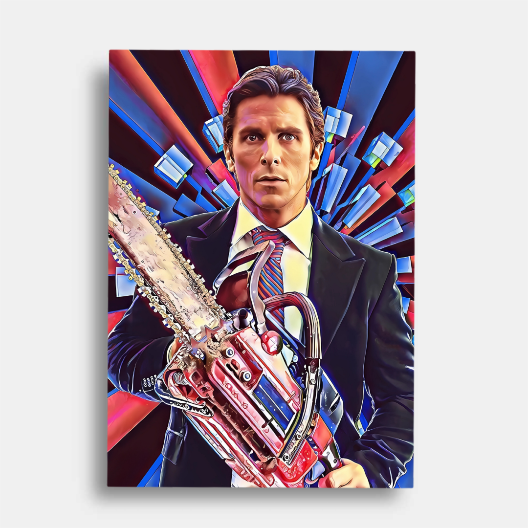 Patrick Bateman American psycho - poster