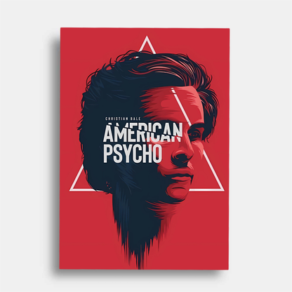 Red American psycho - poster