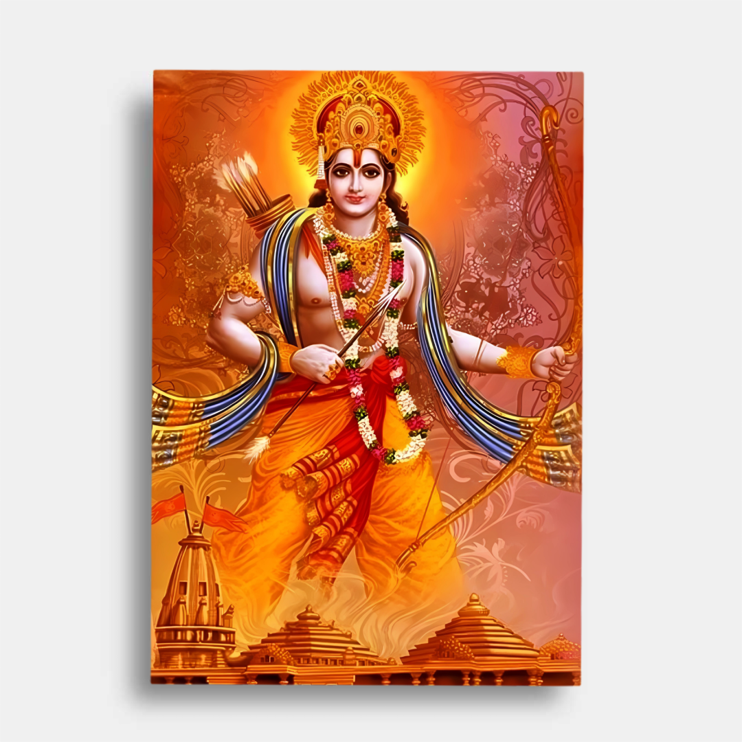 Shree ram orange  - poster