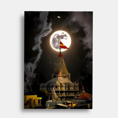 Ram mandir night - poster