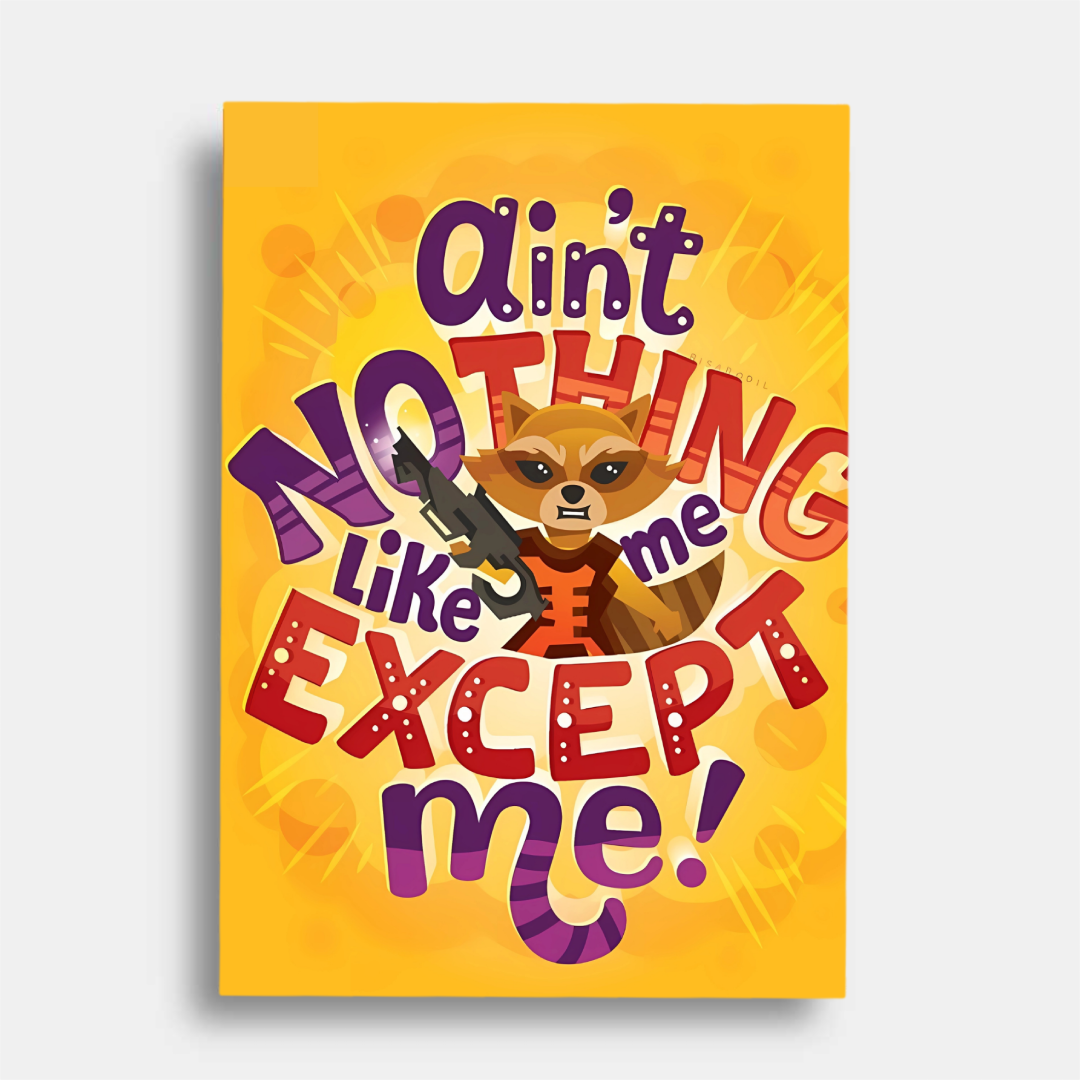 Aren’t nothing like me  - poster