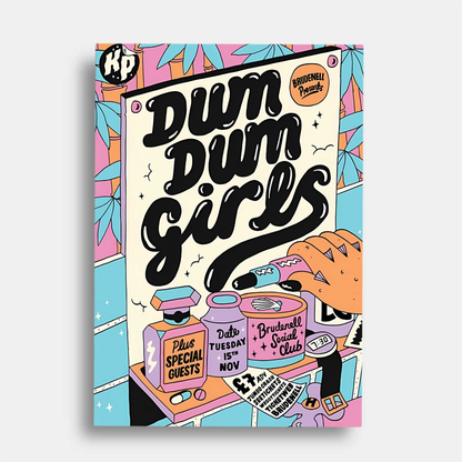 Dum Dum girls   - poster