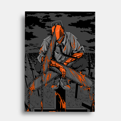 Chainsawman cross    - poster