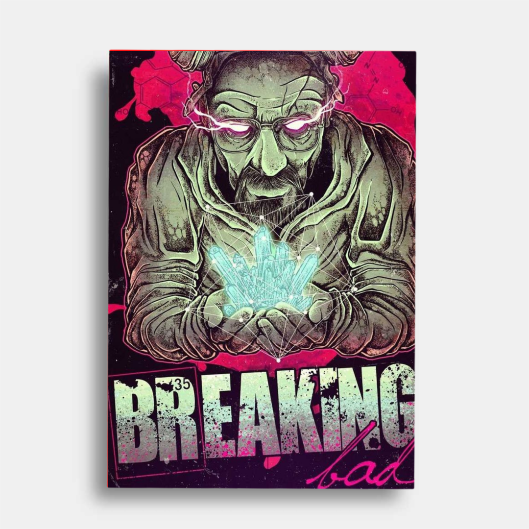 Braking bad crystals   - poster