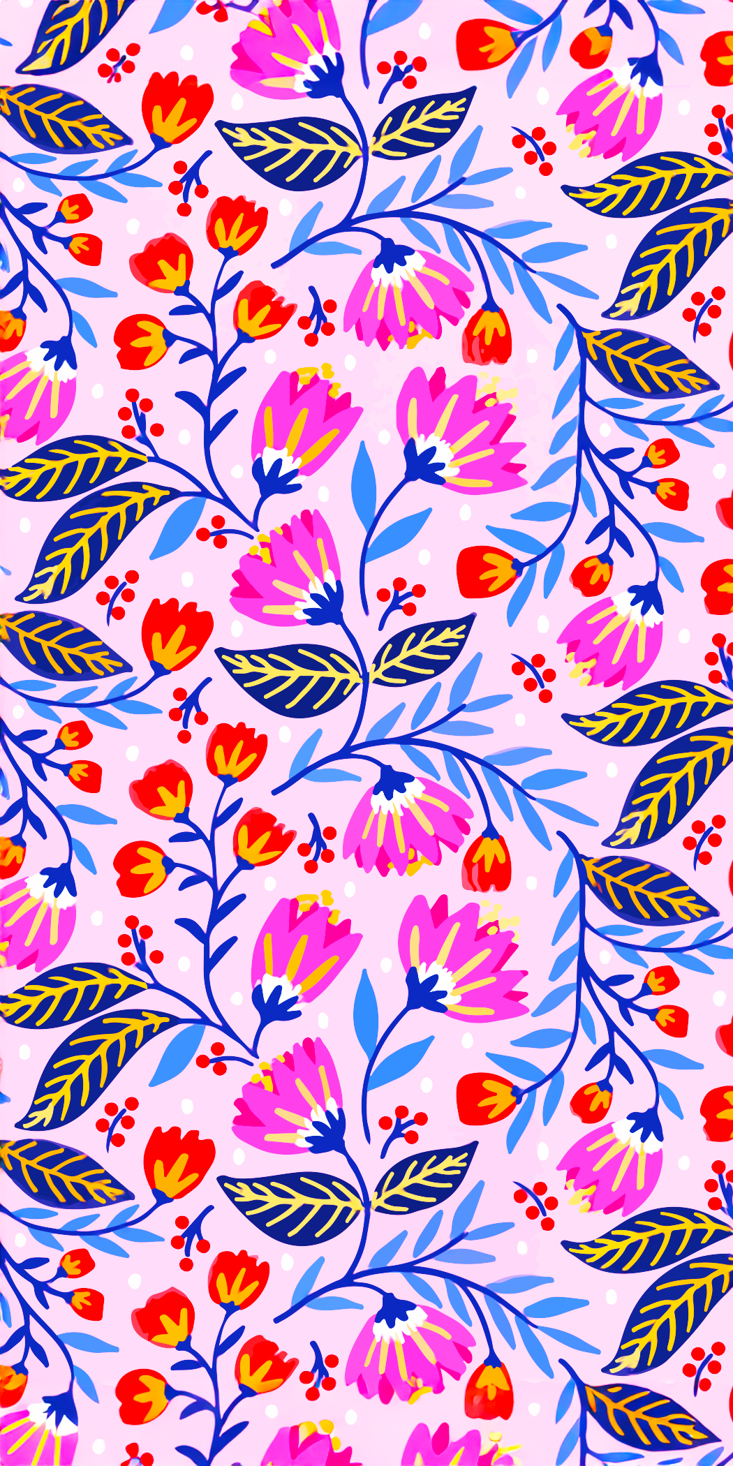 Flower Pattern - Mobile Skin (3D Textured)