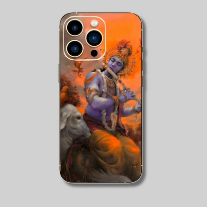 Shree Krishna Orange - Mobile Skin (3D Textured) FC1141