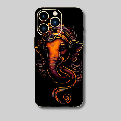 Shree Ganesh Dark - Mobile Skin (3D Textured) FC1140