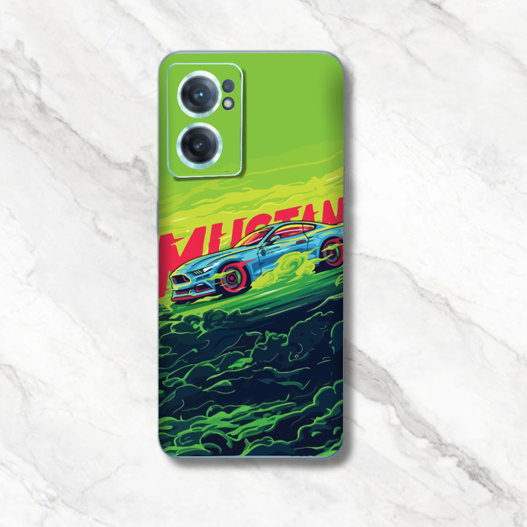 Greeen Mustang - Mobile Skin (3D Textured) FC1294