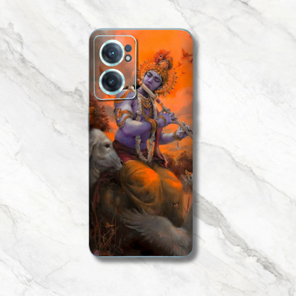 Shree Krishna Orange - Mobile Skin (3D Textured) FC1141