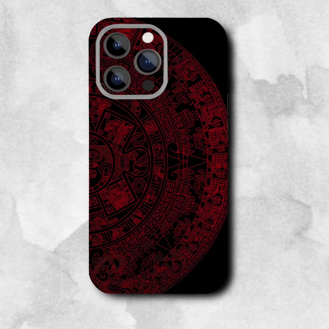 Red mandala  - Mobile Skin (3D Textured) FC1256