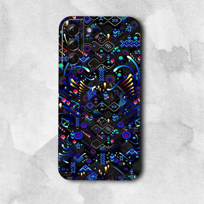 Blue pattern - Mobile Skin (3D Textured) FC1390