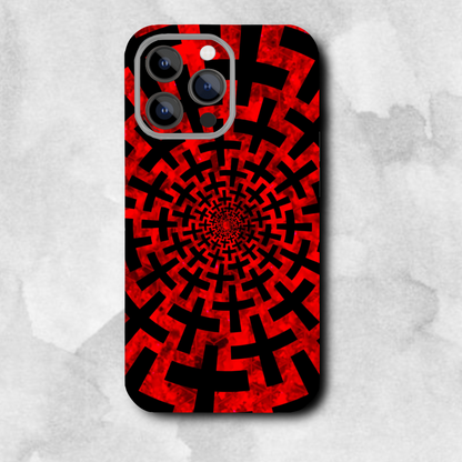 cross in red - Mobile Skin (3D Textured) FC1376