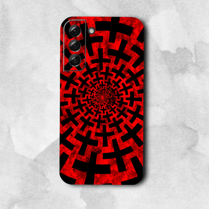 cross in red - Mobile Skin (3D Textured) FC1376