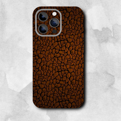 Brown Leather pattern - Mobile Skin (3D Textured) FC1388