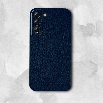 Navy blue leather - Mobile Skin (3D Textured) FC1292