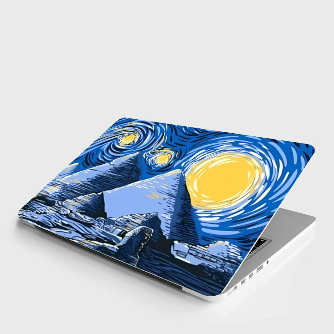 Van Gogh pyramid - LAPTOP SKIN