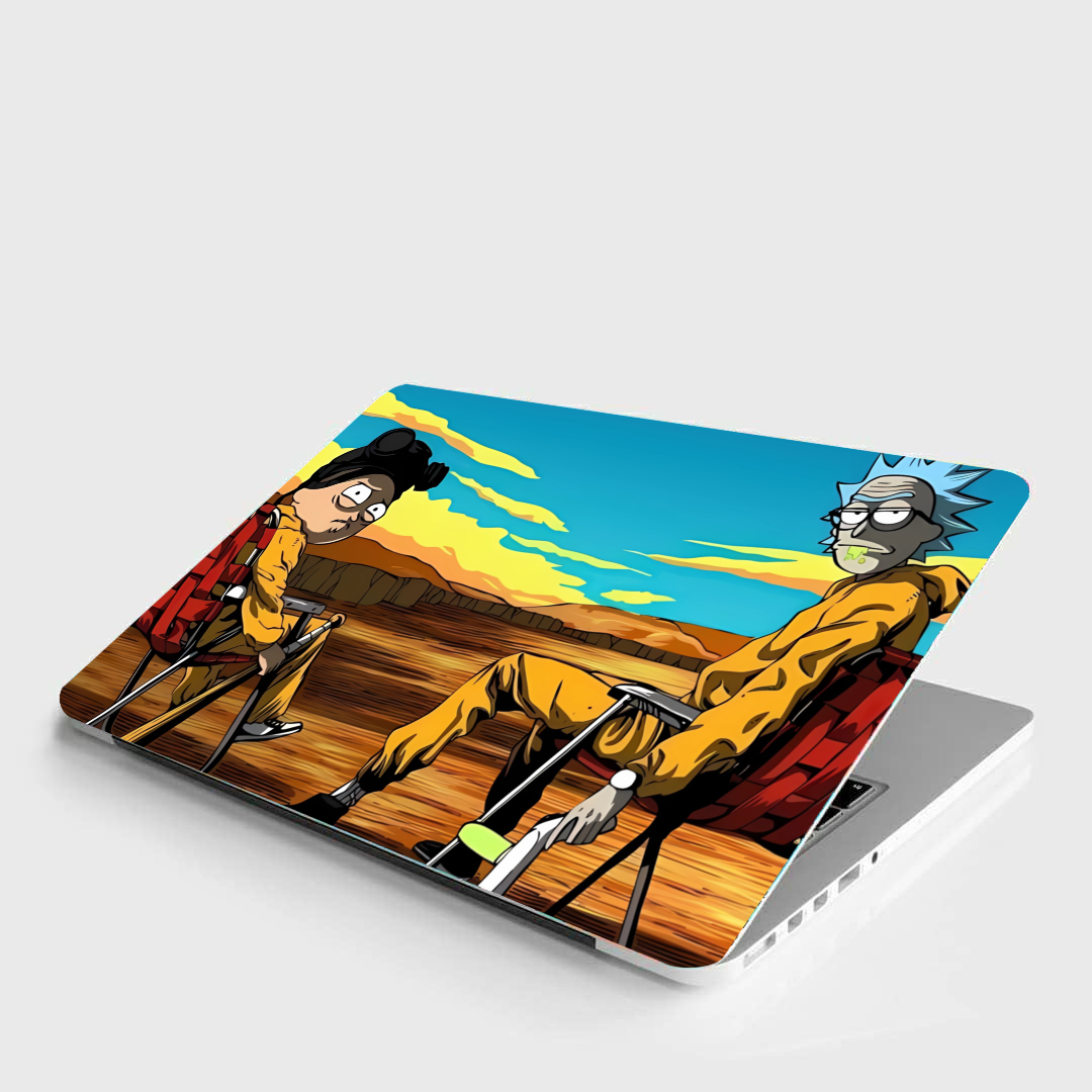 Rick and Morty braking bad - LAPTOP SKIN