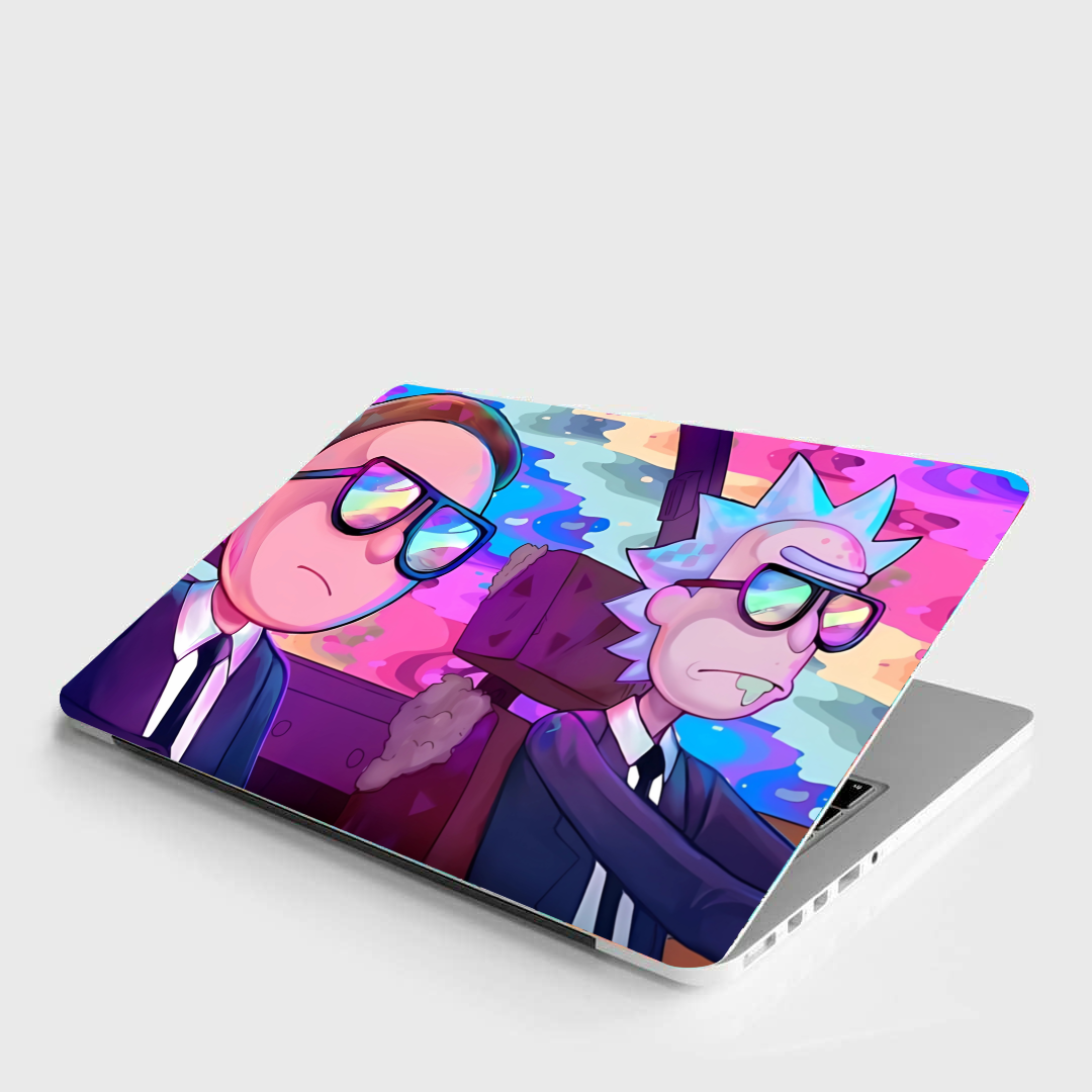 Rick and Morty pink - LAPTOP SKIN