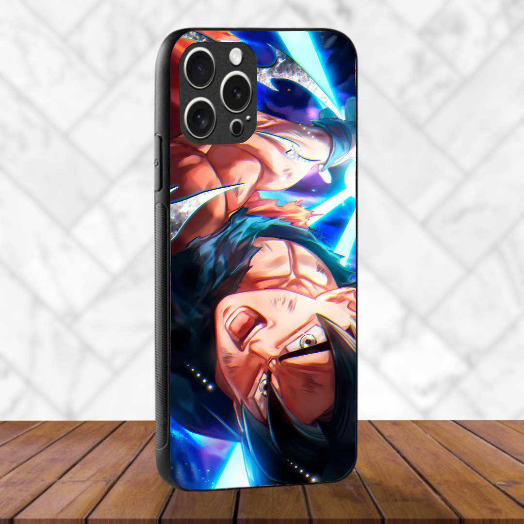 Goku kamehamehaa - Glass Case Phone Cover