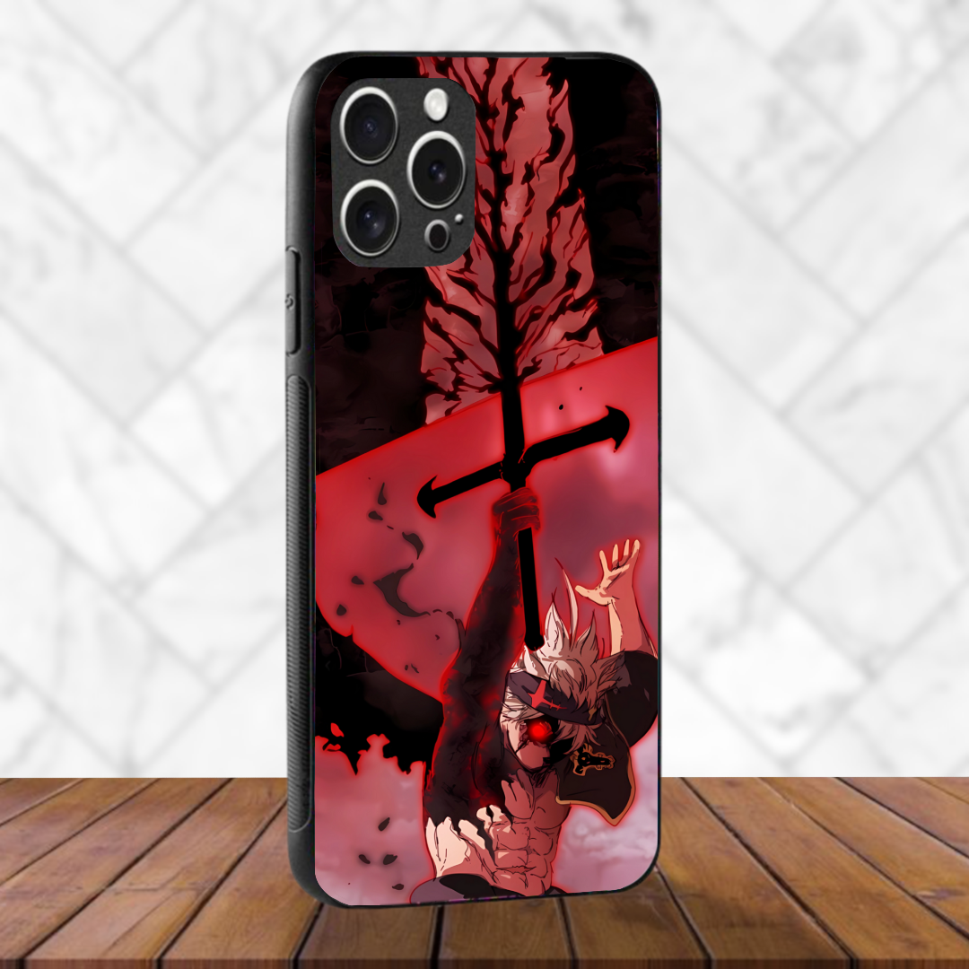 Asta red - Glass Case Phone Cover