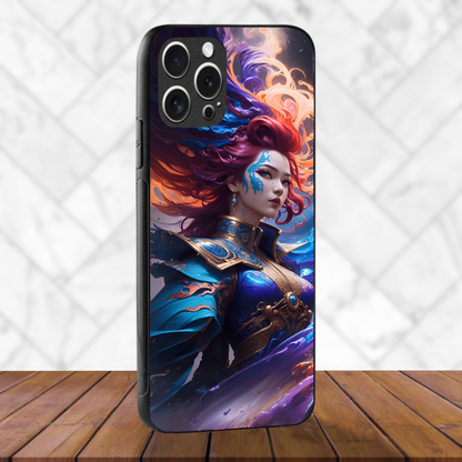 Fantasy women art - Glass Case Phone Cover