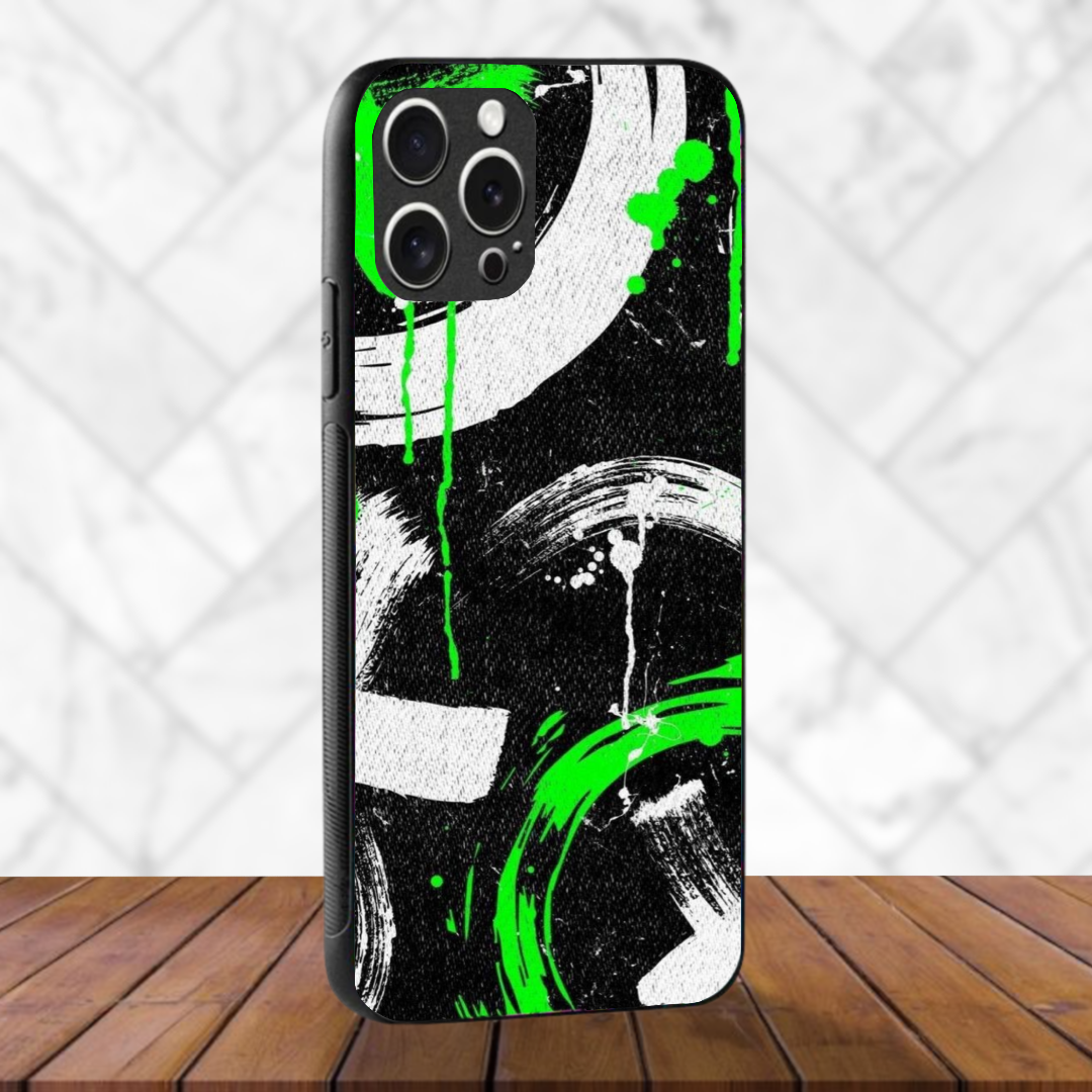 Graffiti patterns - Glass Case Phone Cover