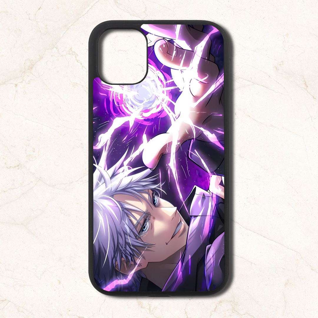 Gojo hollow purple  - Glass Case Phone Cover