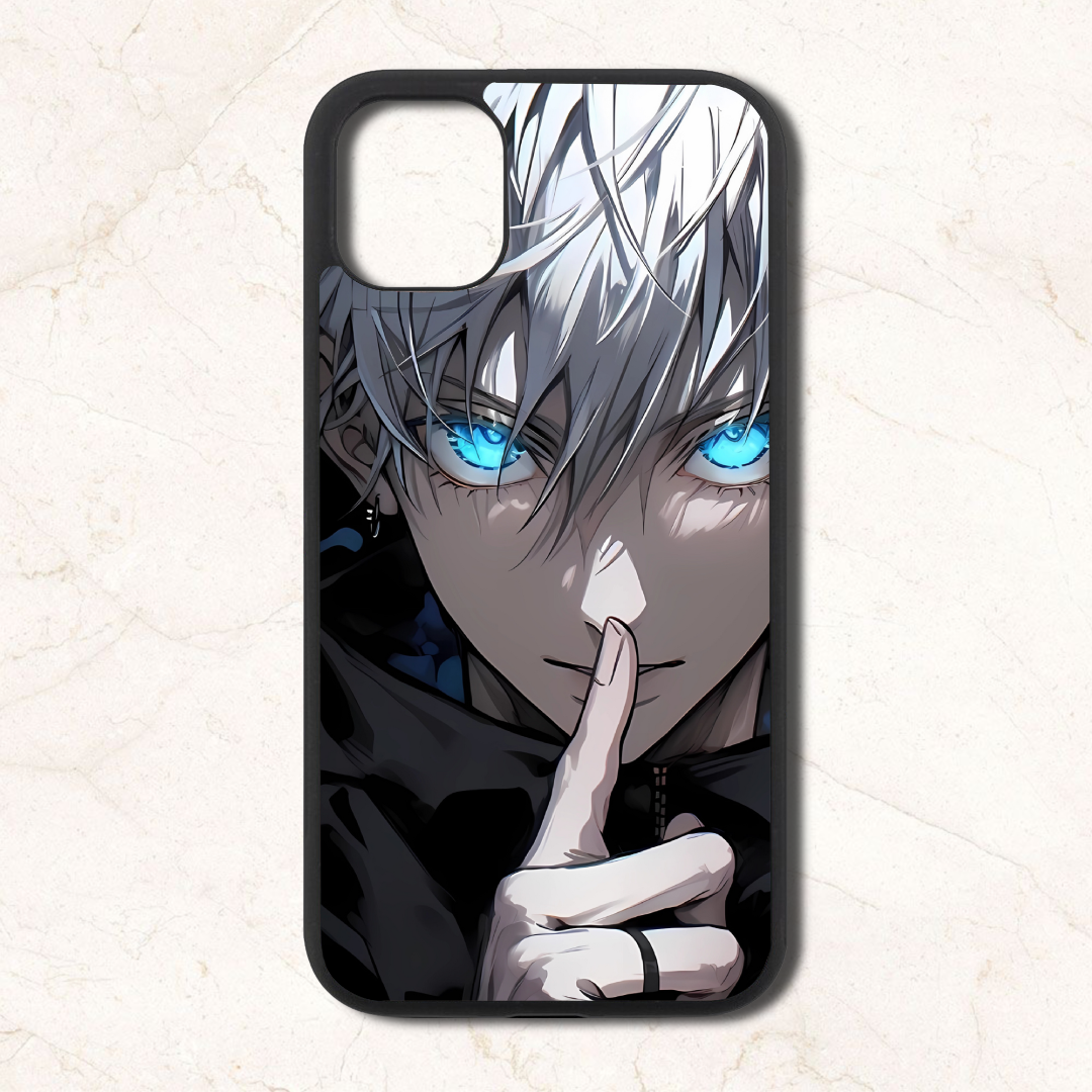 Gojo silent  - Glass Case Phone Cover