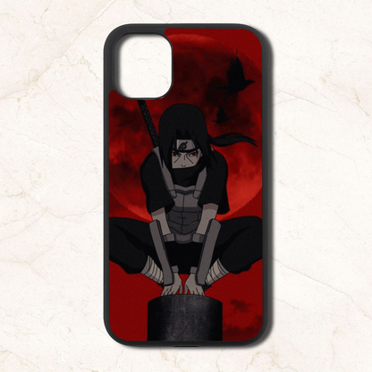 Itachi red - Glass Case Phone Cover