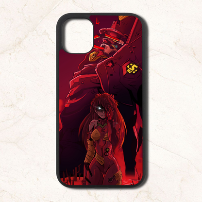 Eva destroyed  - Glass Case Phone Cover