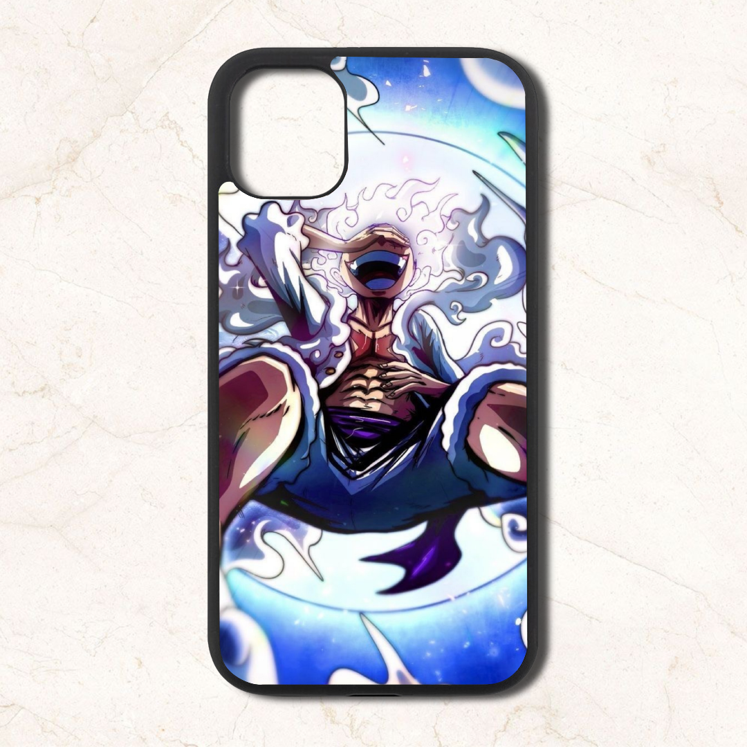 Gear 5 moon - Glass Case Phone Cover