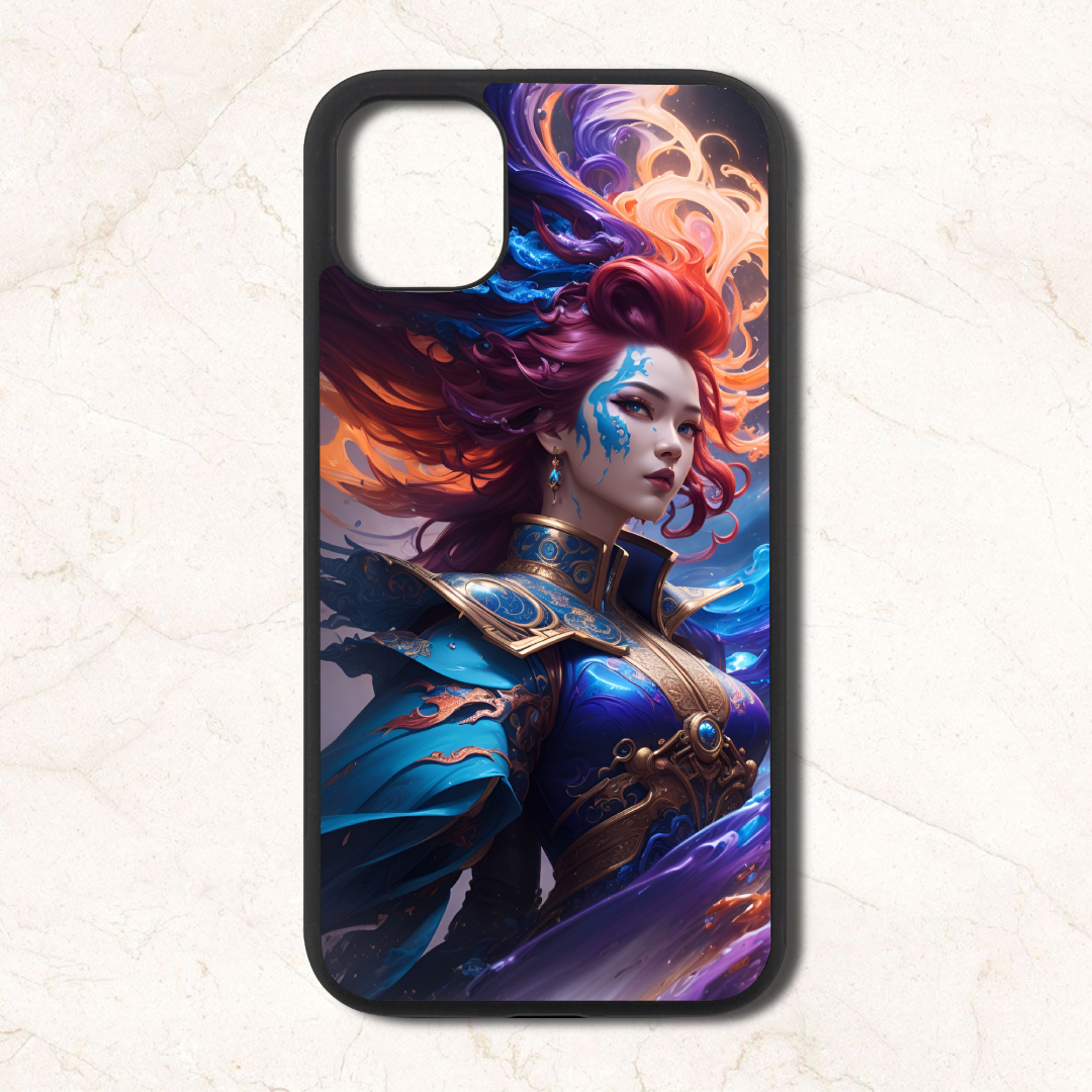 Fantasy women art - Glass Case Phone Cover