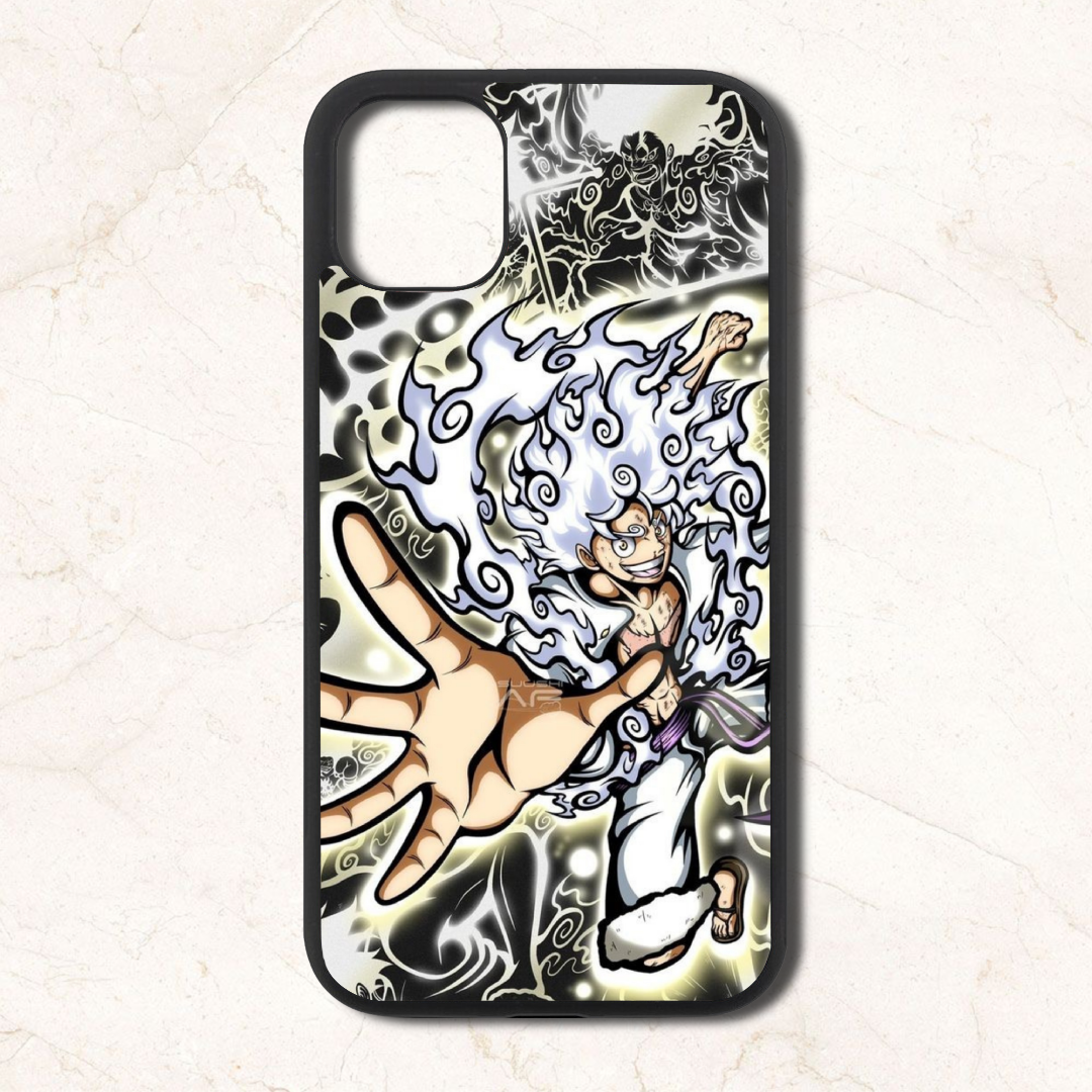 Gear 5 gold - Glass Case Phone Cover