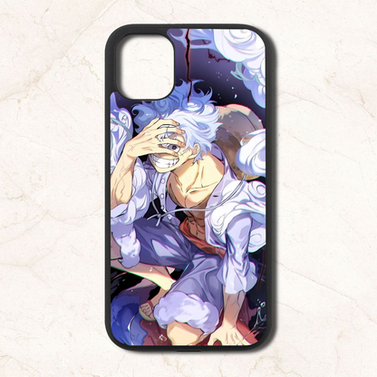 Gear 5 laugh - Glass Case Phone Cover