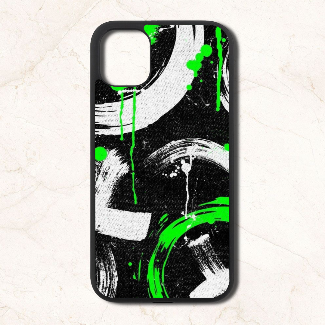 Graffiti patterns - Glass Case Phone Cover