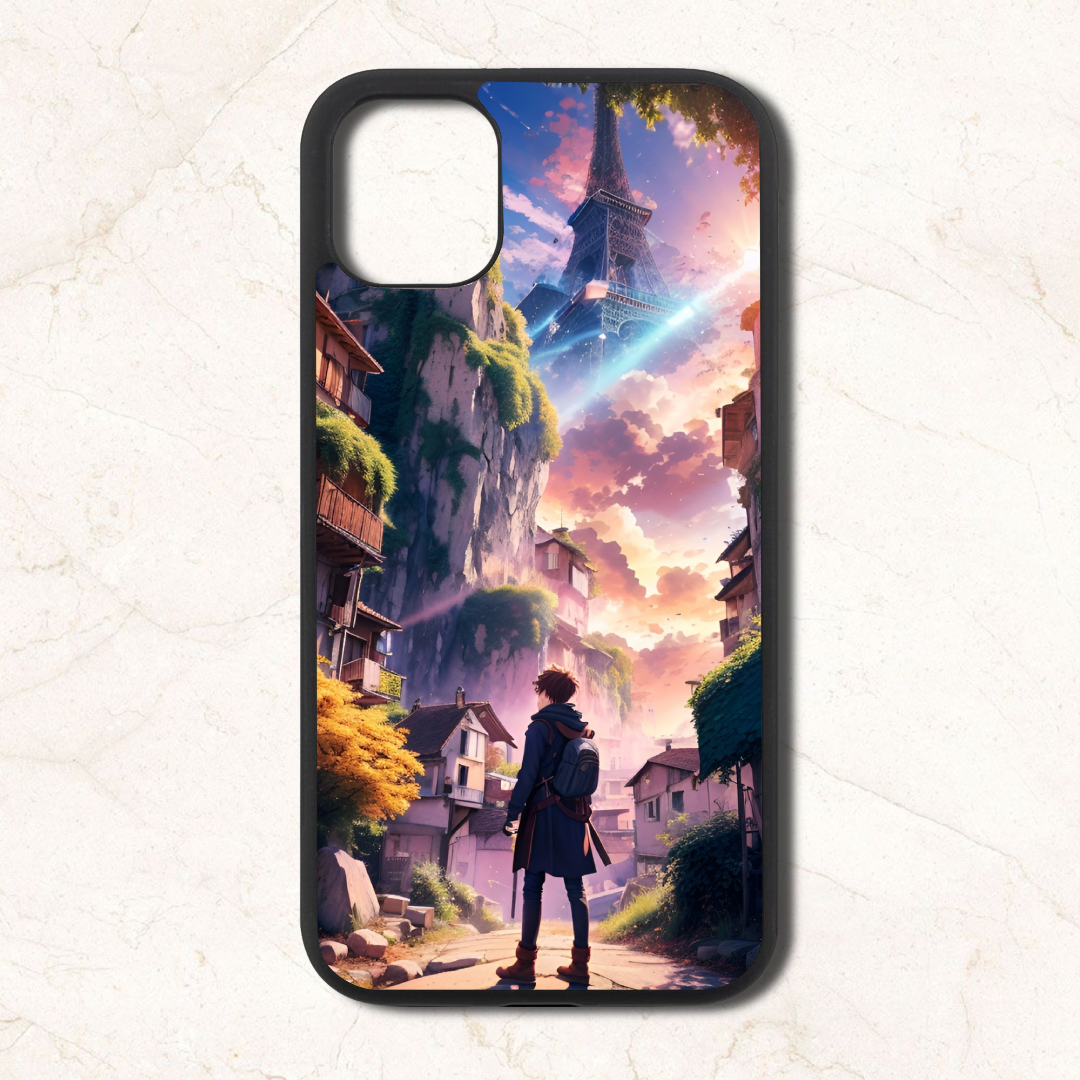 Fantasy Paris - Glass Case Phone Cover