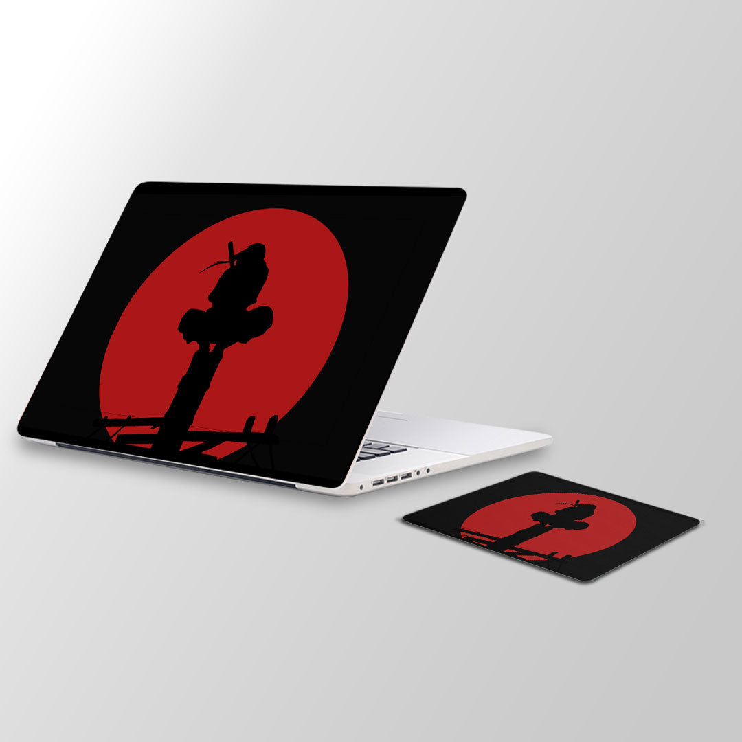 Itachi uchiha -  Laptop Skin and Mouse Pad Combo