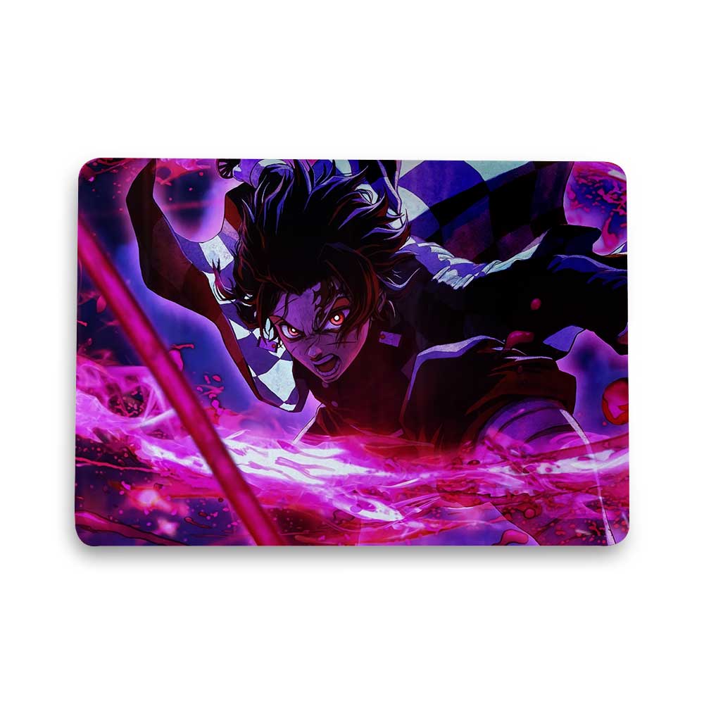 Purple Flame Tanjiro - LAPTOP SKIN