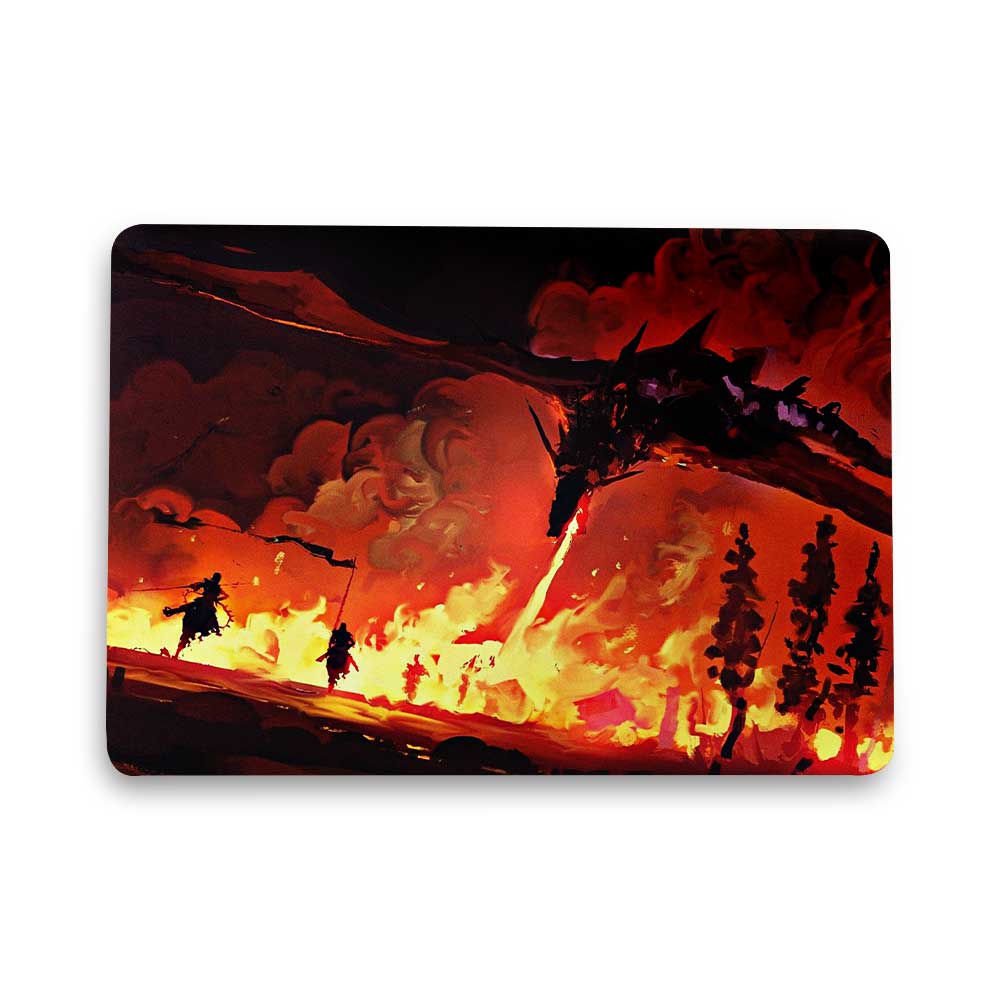 The burning ground - LAPTOP SKIN