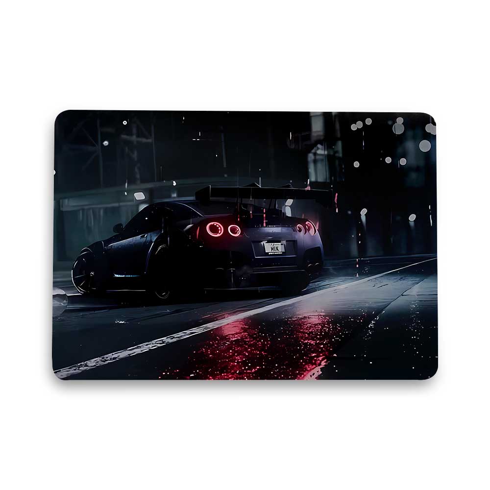 Mid Night Rain Car   - LAPTOP SKIN