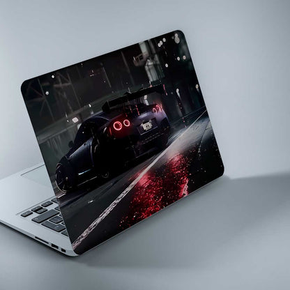 Mid Night Rain Car   - LAPTOP SKIN