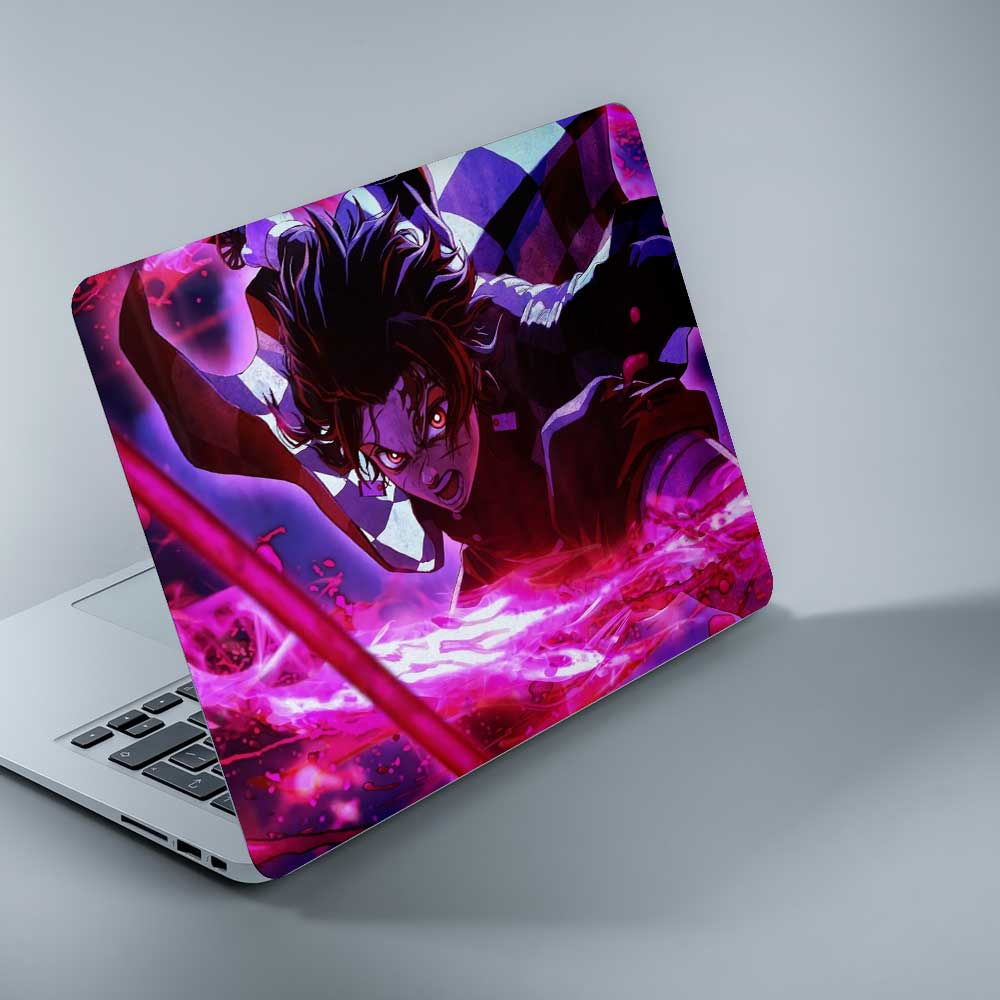 Purple Flame Tanjiro - LAPTOP SKIN